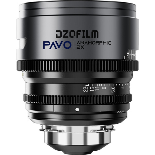 Bộ 6 ống kính DZOFilm PAVO 2x Anamorphic (Lớp phủ màu xanh, Ngàm PL/EF, Chân)