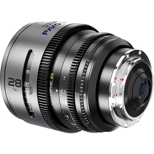 Bộ 6 ống kính DZOFilm PAVO 2x Anamorphic (Lớp phủ màu xanh, Ngàm PL/EF, Chân)
