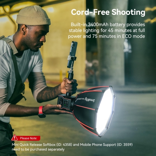 RC 60B COB LED Video Light