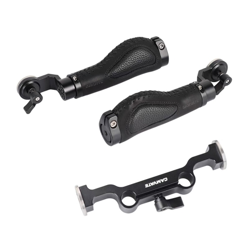 Tay cầm máy ảnh với Bộ chuyển đổi kẹp thanh 15mm & ARRI Rosettes Mount cho máy ảnh DSLR Rig Hệ thống hỗ trợ thanh 15mm