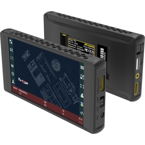  Màn hình Portkeys PT6 6"4K HDMI TOUCHSCREEN MONITOR
