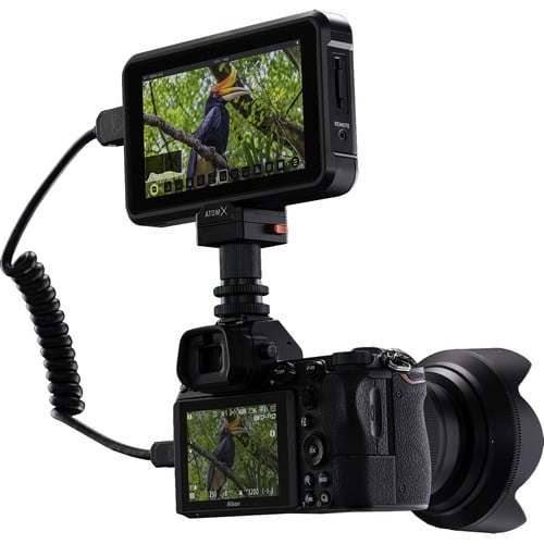Màn hình video màu 5 inch Shinobi, dùng cho camera hiệu Atomos, mã ATOMSHBH01 Kích thước 5 inch