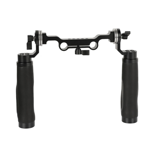 Tay cầm máy ảnh với Bộ chuyển đổi kẹp thanh 15mm & ARRI Rosettes Mount cho máy ảnh DSLR Rig Hệ thống hỗ trợ thanh 15mm