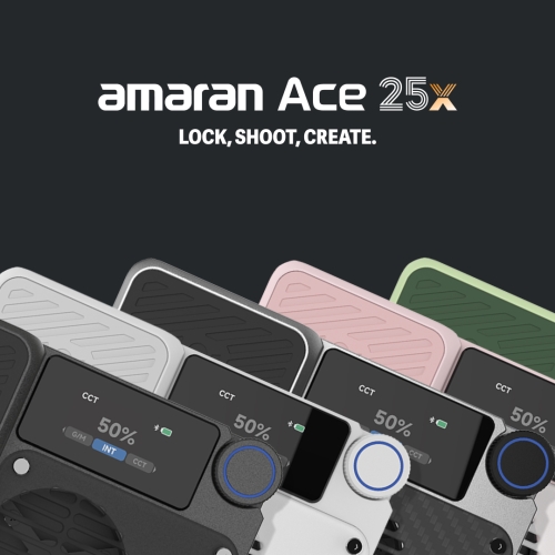 AMARAN ACE 25X RA MẮT – ĐÈN DI ĐỘNG, MẠNH MẼ DÀNH CHO NGƯỜI SÁNG TẠO KHI DI CHUYỂN