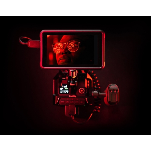 Màn hình video màu 5 inch Ninja V+, dùng cho camera hiệu Atomos, mã ATOMNJVPL1 Kích thước 5 Inch