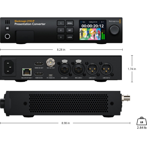 Blackmagic 2110 IP Presentation Converter