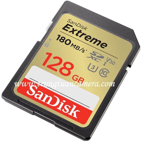Thẻ Nhớ SANDISK SDXC EXTREME 128GB 180/90MB/S