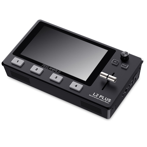  FEELWORLD L2 PLUS Multi Camera  Mixer Video Mixer Switch 5.5 "TOUCH PTZ CONTROL CHROMA KEY phát trực tiếp