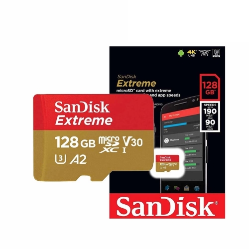 Thẻ Nhớ SANDISK MICROSD EXTREME 128GB 190/90MB/S