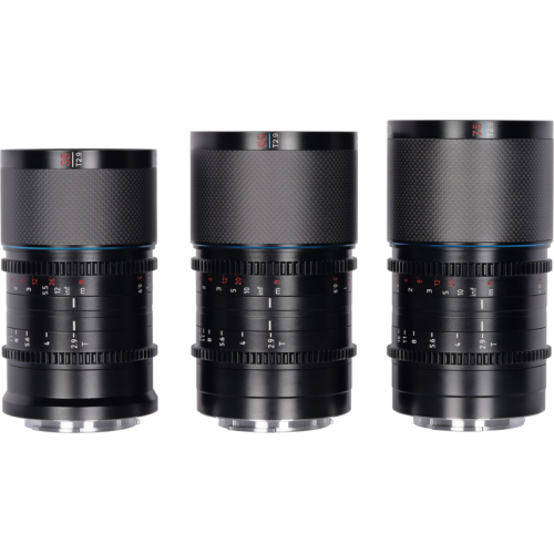 Bộ SET Ống kính biến dạng sợi carbon toàn khung SIRUI Saturn (35mm+50mm+75mm)