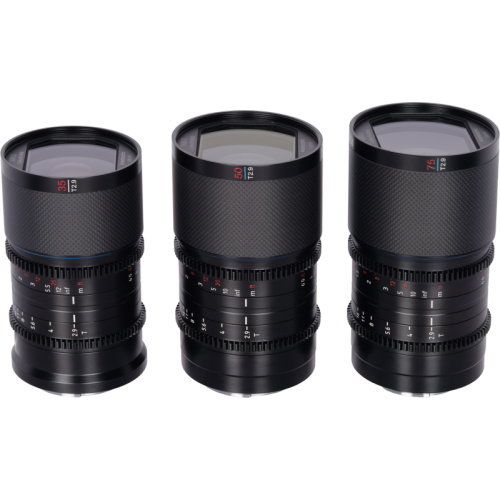 Bộ SET Ống kính biến dạng sợi carbon toàn khung SIRUI Saturn (35mm+50mm+75mm)