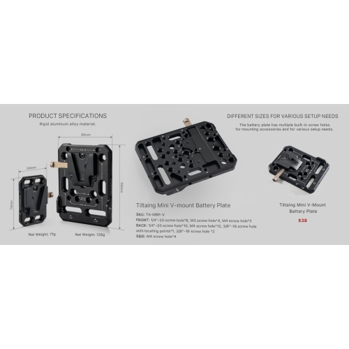 Tilta Mini VMount Tấm pin 