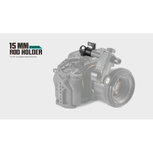 Giá đỡ thanh 15mm sang Bộ chuyển đổi 1/4"-20– Đen