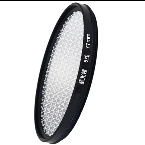 Star line Lens 4/6/8 line Filter 37 49 52 55 58 62 67 72 77 MM Camera Filter (Size : 62mm, Color : Star 8X), JTSF9648