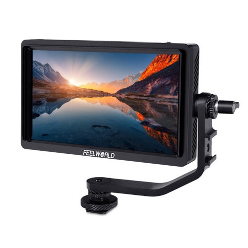 FEELWORLD FW586S màn hình DSLR 6 inch với nguồn ngoài F970 và bộ cài đặt SDI HDMI