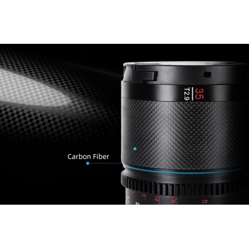 Ống kính biến dạng sợi carbon toàn khung SIRUI Saturn 35mm,50mm,75mm