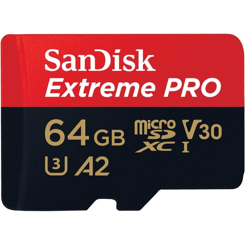 Thẻ Nhớ MicroSDXC SanDisk Extreme Pro V30 A2 64GB 200MB/s SDSQXCU-064G-GN6MA
