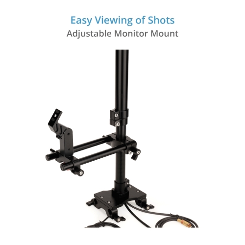 Bộ ổn định máy quay video Flycam Zest Pro có kết nối nguồn | V-Mount