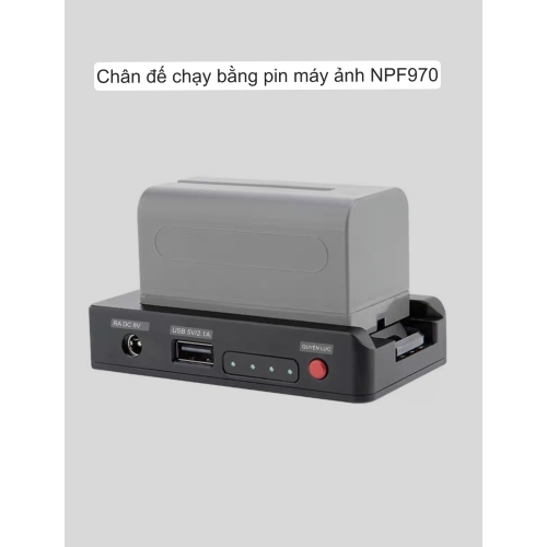 Đế pin NPF 970/F750/F550 cho máy ảnh kĩ thuật số Sony Cannon Nikon