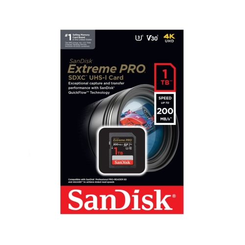 Thẻ Nhớ SANDISK SDXC EXTREME PRO 1TB 200/140MB/S