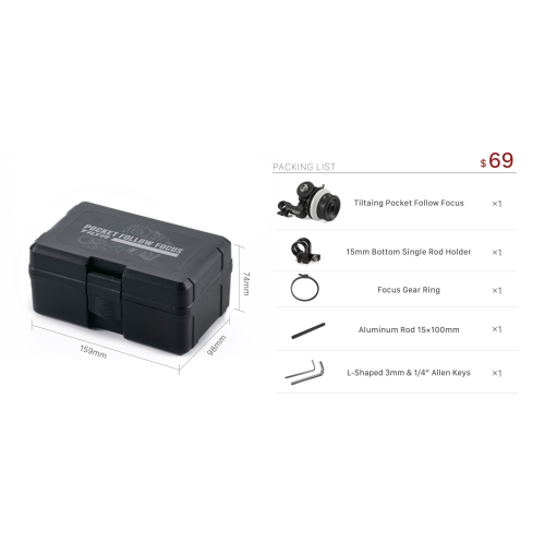 Bộ lấy nét Tilta Pocket Follow Focus