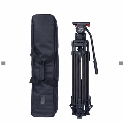 Chân máy quay Tripod V12 Hợp kim đầu dầu 100, gọn nhẹ và cứng cáp có kèm hình ảnh thật