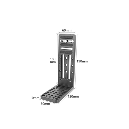 Tấm Tháo Lắp Nhanh Bằng Hợp Kim Nhôm 1/4 "3/8" Cho Chân Máy Ảnh