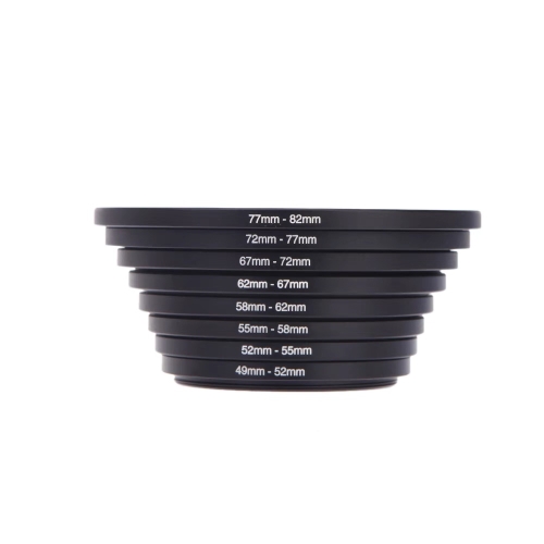 Tep ring Bộ 9 vòng điều hợp bộ lọc 37-49-52-55-62-67-72-77-82mm, từ nhỏ đến lớn