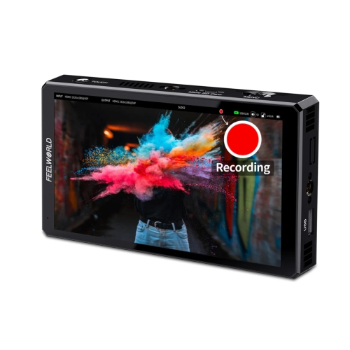 FEELWORLD CUT6S Màn hình ghi âm 6 inch Máy ảnh trường Máy ảnh DSLR USB2.0 Đầu ghi HDMI SDI