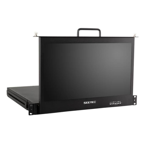 SEETEC SC173-HSD-56 17.3 Inch 1RU Pull Out Rack Mount Monitor Full HD 1920x1080