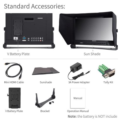 Monitor 4K HDMI 17.3 inch 3G-SDI P173-9HSD SEETEC