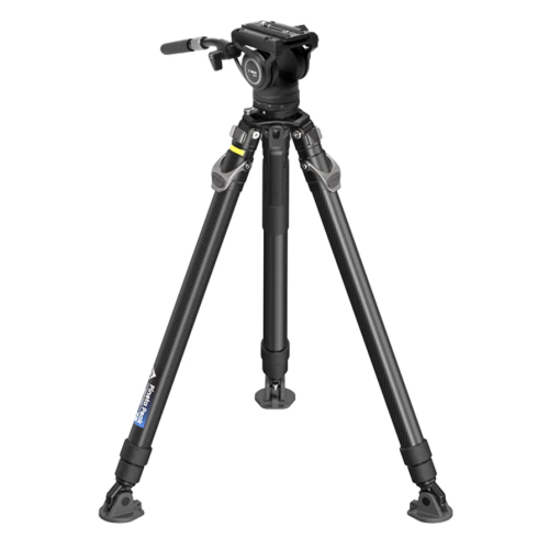 PINETA PEAK Photo & Video Carbon Fiber Tripod w/ HD Tripod Feet