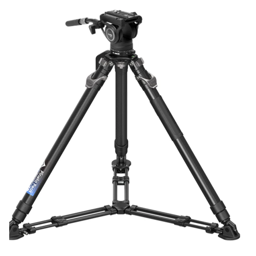 PINETA PEAK Photo & Video Carbon Fiber Tripod w/ HD Tripod Feet