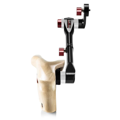 SHAPE ARRI Tay cầm bằng gỗ dạng ống lồng đơn hoa hồng