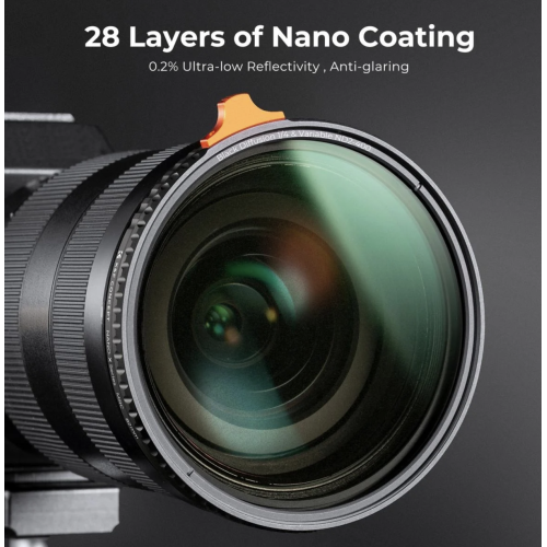 Filter Black Diffusion K&F 1/4 ND2-400 MRC NANO-X 82mm