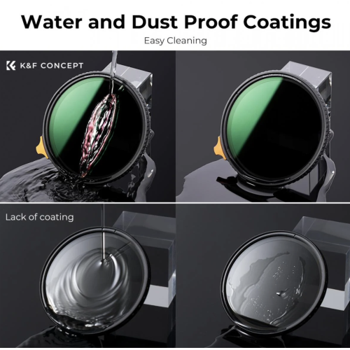 Filter Black Diffusion K&F 1/4 ND2-400 MRC NANO-X 82mm