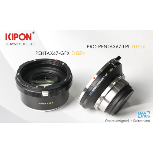 KIPON Bộ ống kính giảm tiêu cự 0,62x PENTAX67-GFX