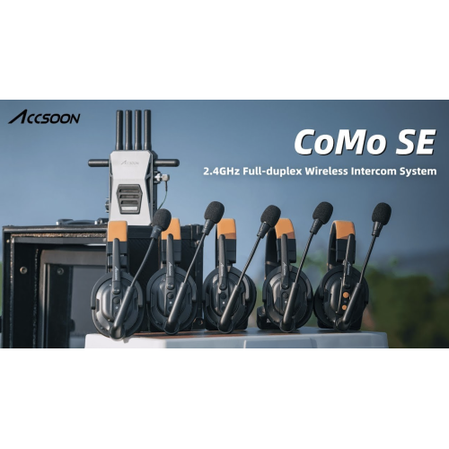 Accsoon CoMo SE 2.4GHz Full-duplex Wireless Intercom System (5 tai nghe)