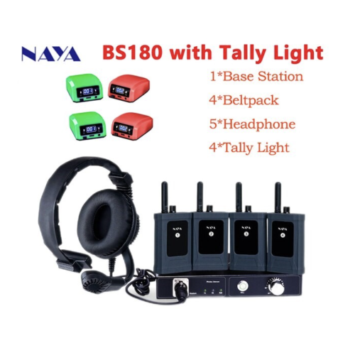 Bộ Tally - Intercom HDI NAYA BS180 ( bộ Full 9 Tai nghe ) | Chính Hãng