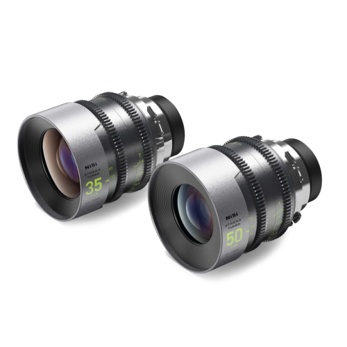 NiSi Athena Tuned Prime Full Frame Cinema Lens Set with 5 Lenses