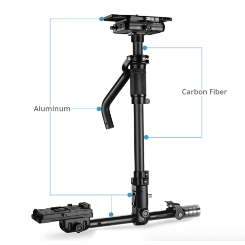 Flycam Zest Pro II Electronic Video Camera Handheld Stabilizer | Payload 9kg/20lb