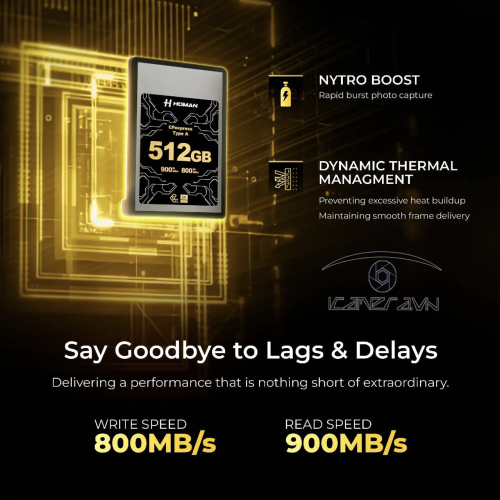 THẺ NHỚ HOMAN CFEXPRESS TYPE A 256GB-512GB-1TB