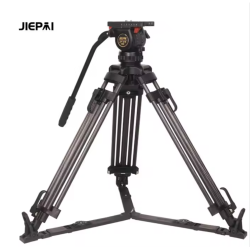 Chân máy quay video chuyên nghiệp Jiepai V12 chịu lực cao có đế 100mm