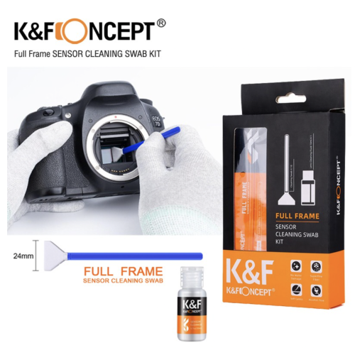 Combo lau sensor fullframe K&F concept sensor cleaning swab kit