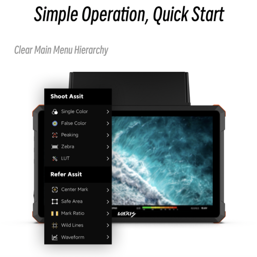 Monitor Vaxis Storm 072 Pro Wireless Monitor(V-mount)