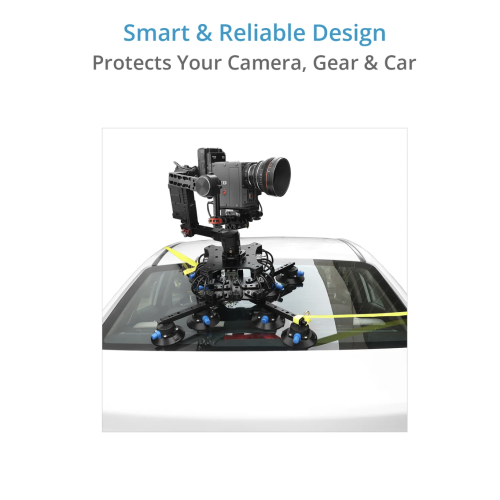 Proaim SuperGrip Suction Car Mount w Vibration Isolator for Camera Gimbals