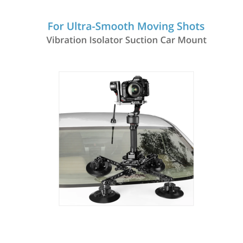 Proaim Ballpro Camera Suction Car Mount w Vibration Isolator for Gimbals