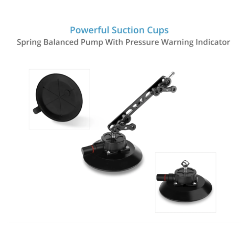Proaim Ballpro Camera Suction Car Mount w Vibration Isolator for Gimbals