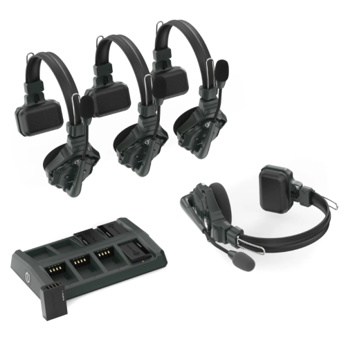 Hollyland Solidcom C1-4S Full-Duplex Wireless DECT Intercom System (1.9 GHz)