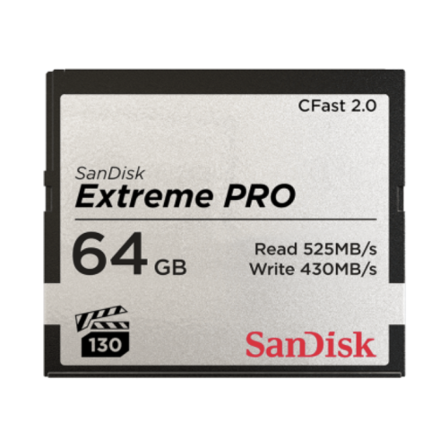 Thẻ Nhớ CFAST 2.0 SANDISK EXTREME PRO 3500X 64GB/128GB/256GB/512GB  525/450 MB/S